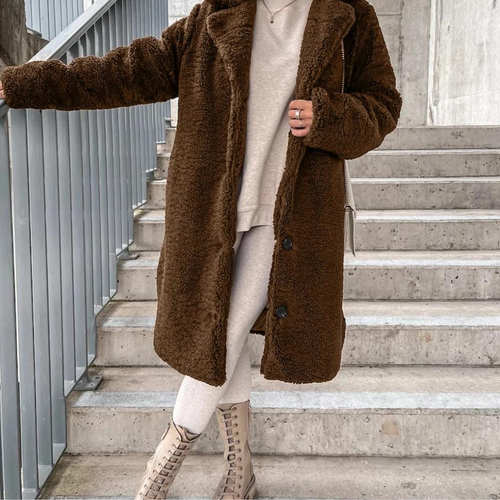 Drune | Winter-Sherpa für Frauen, schick, gemütlich, elegant und flauschig