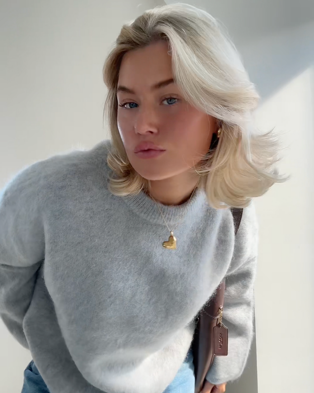Drune | Mohair Mischpullover mit Rundhalsausschnitt