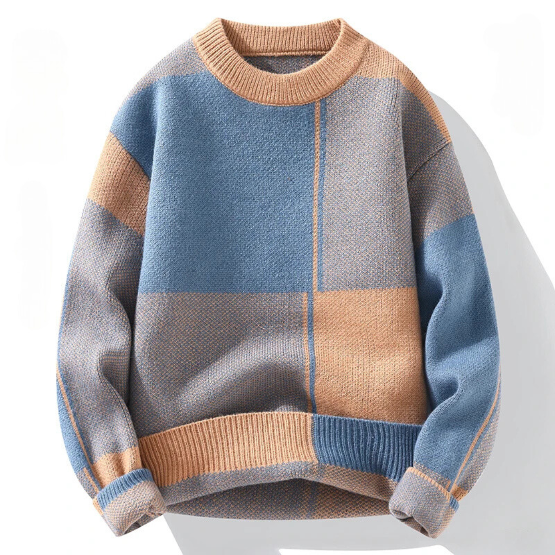 Drune | Lässiger karierter Pullover für Männer