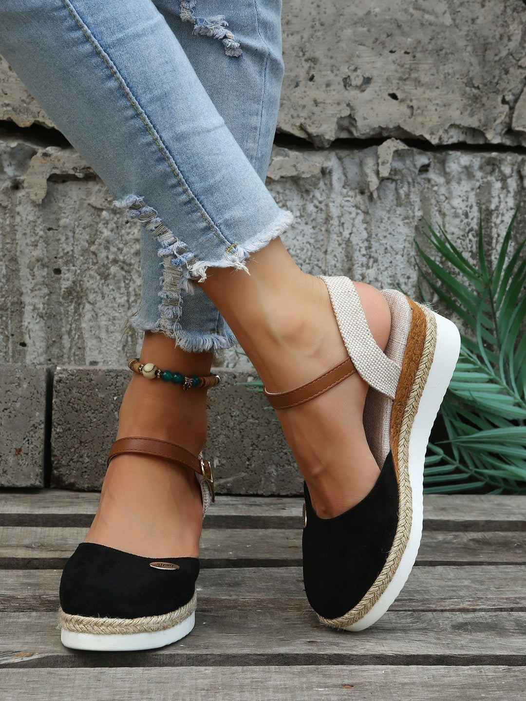 Drune | Orthopädische Trendy Braune Espadrilles