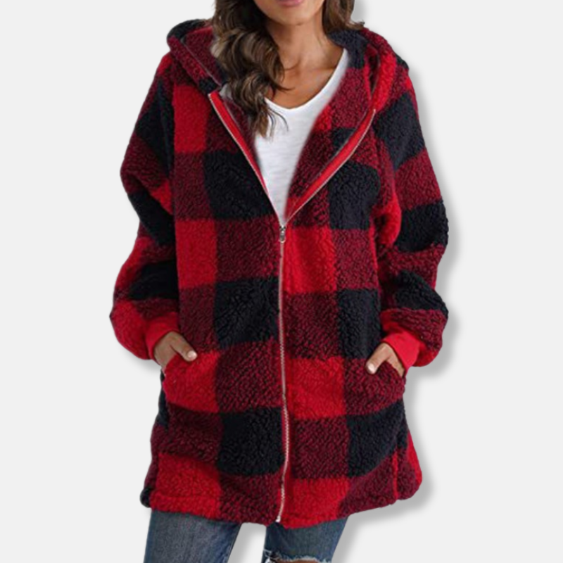Drune | Hoodie - Oversized Fit - Weiches Strickmaterial - Reißverschluss - Längeres Modell - Lässig