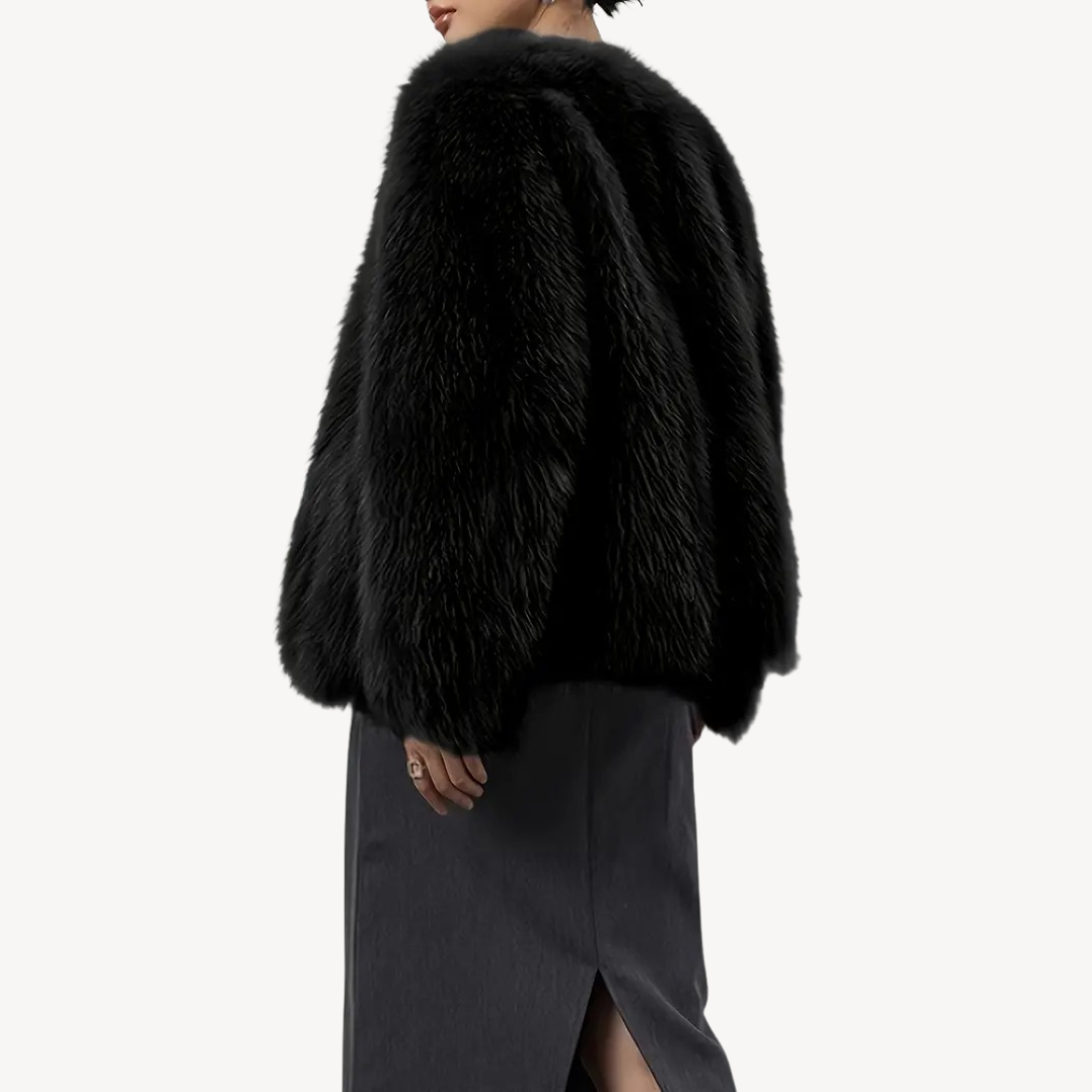 Drune | Damen Winterjacke Kunstpelz Mantel