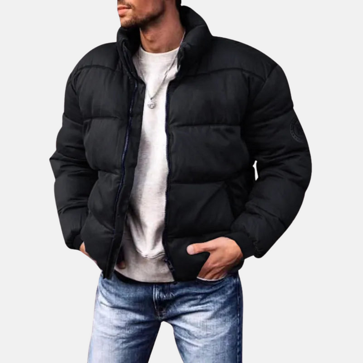Drune | Winter Steppjacke - Gefütterte Übergangsjacke mit Reißverschluss & Stehkragen