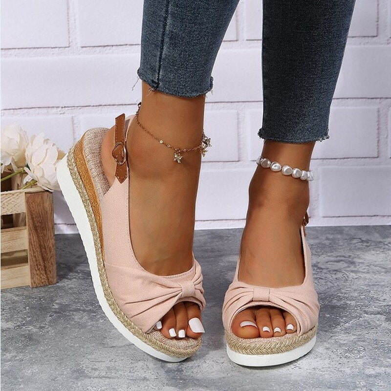 Drune | Orthopädische Peep-Toe Wedges