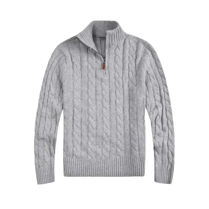 Drune | Trendy Strickjacke Mit Reißverschluss