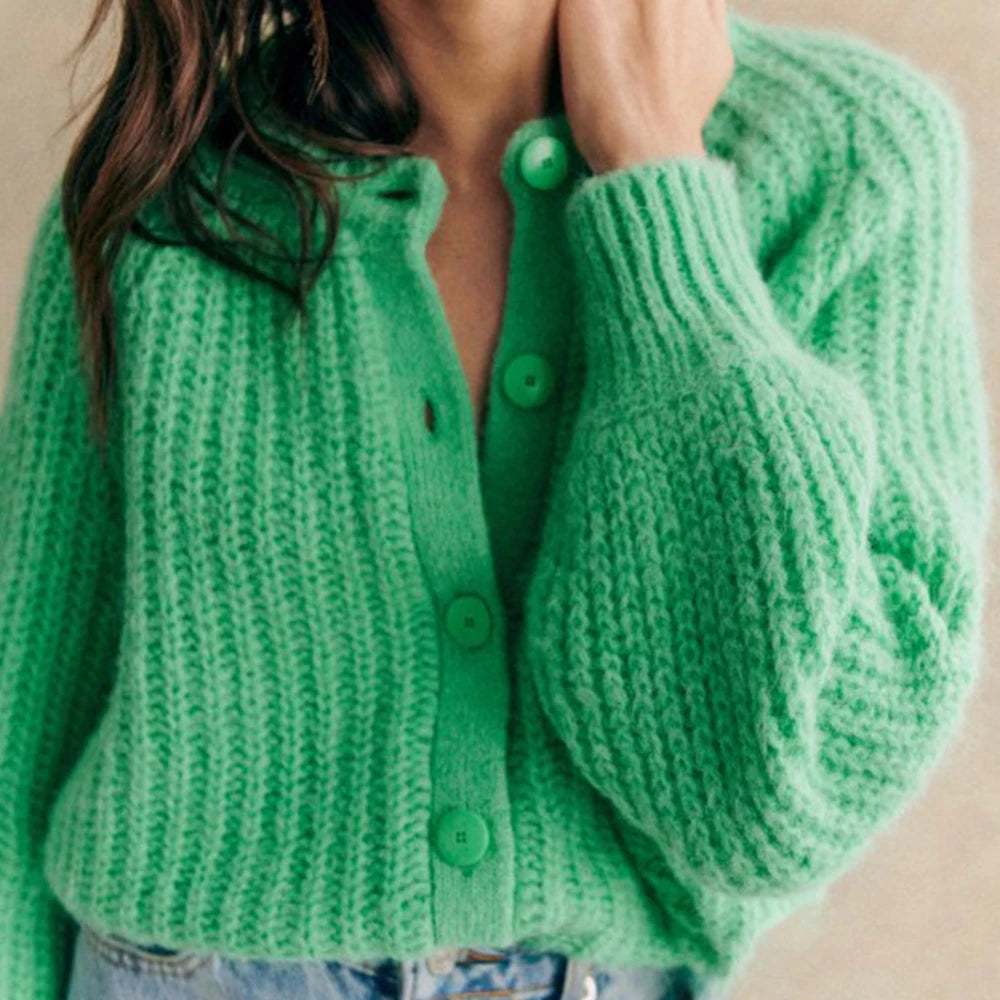 Drune | Chunky Strickcardigan Weich und Warm Perfekt Für Den Alltag