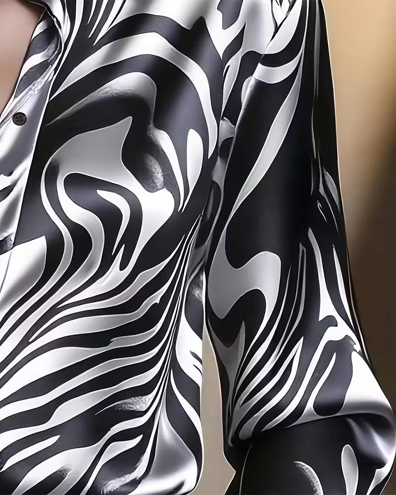 Drune | Elegantes Bedrucktes Hemd