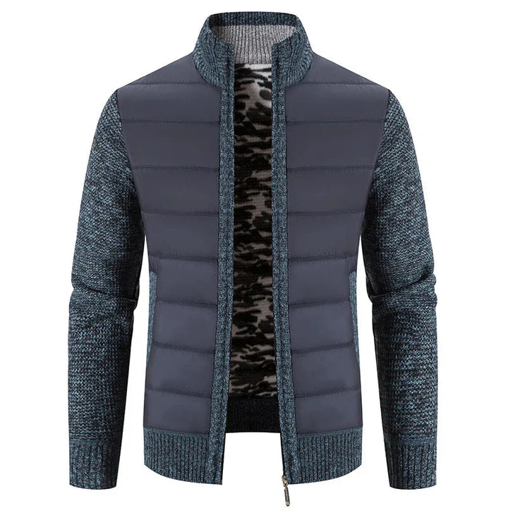Drune | Hybridjacke Aus Gesteppter Strickware Für Herren