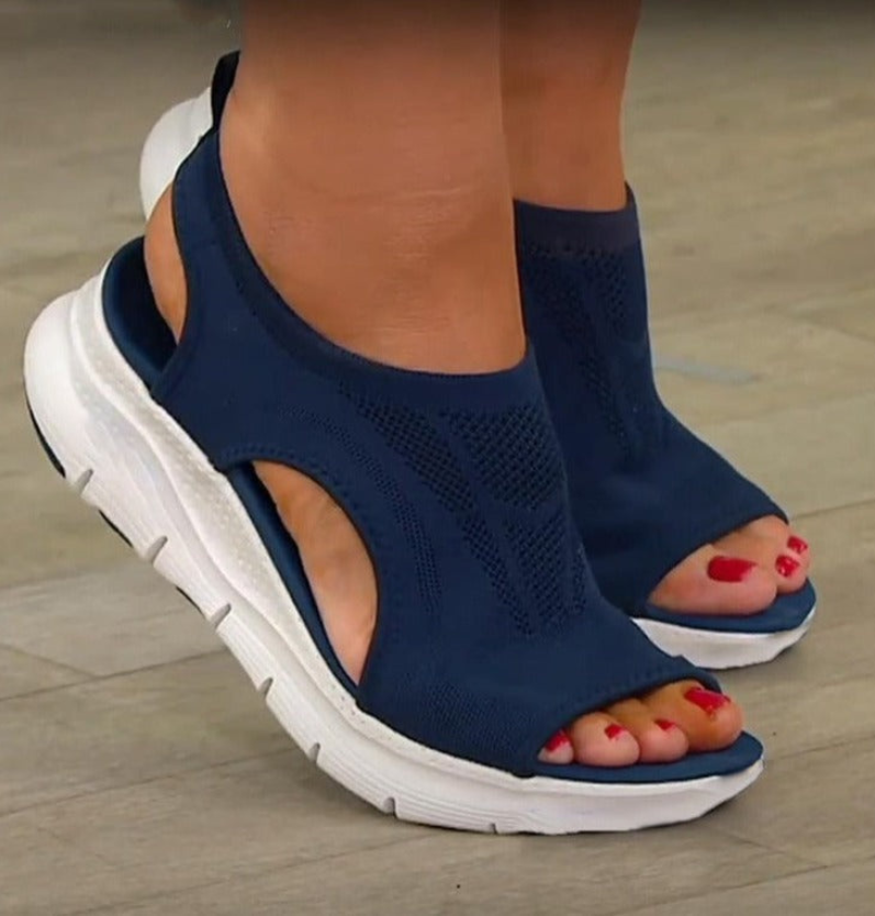 Drune | I Orthopädische Damen Sandalen Robuste und Bequeme Sohle