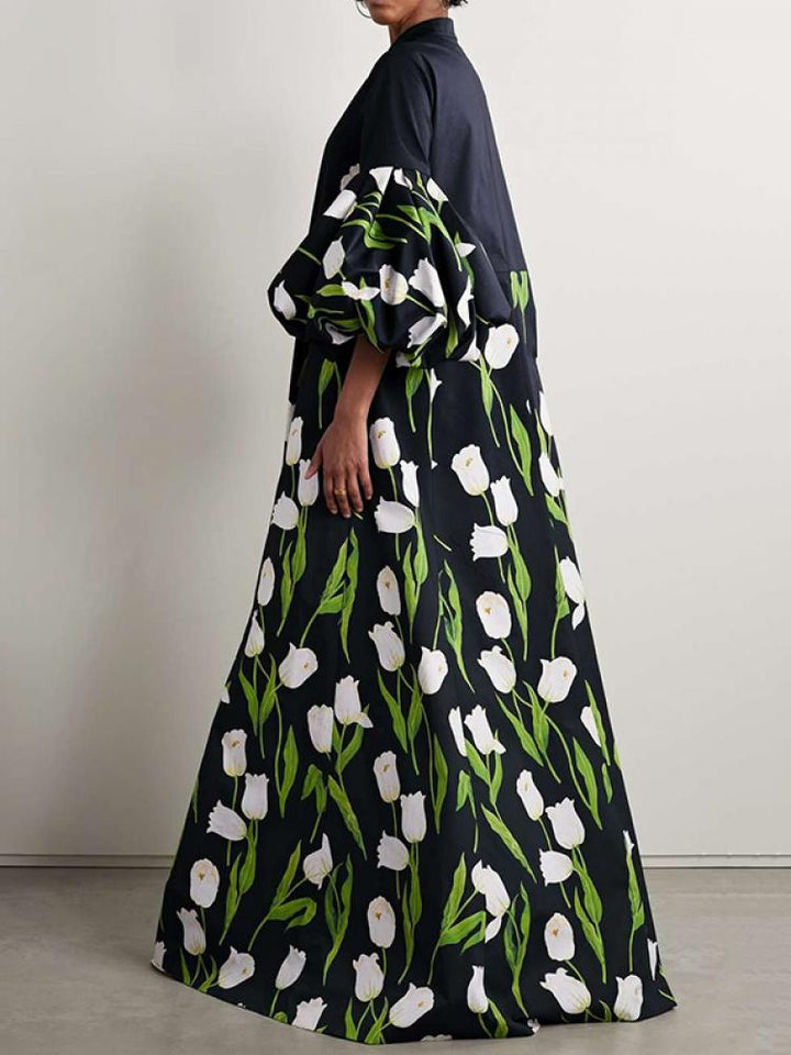 Drune | Trenchcoat mit Floralem Muster