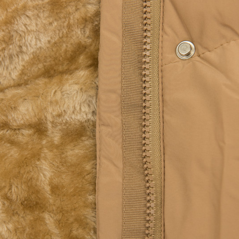 Drune | Lange Winterjacke - Gefutterd mit Kapuze