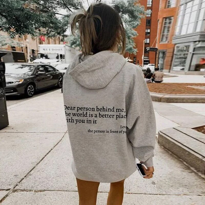 Drune | Warmth Pullover mit Buchstabenaufdruck