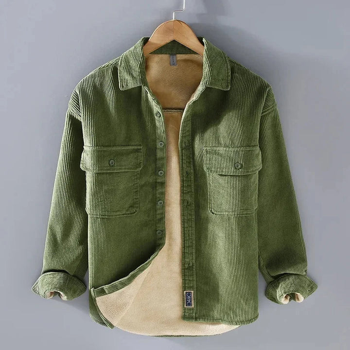 Drune | Gefütterte Corduroy Jacke