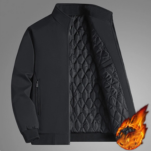 Drune | Bunte Winterjacke mit Stehkragen für Herren - Stylisch