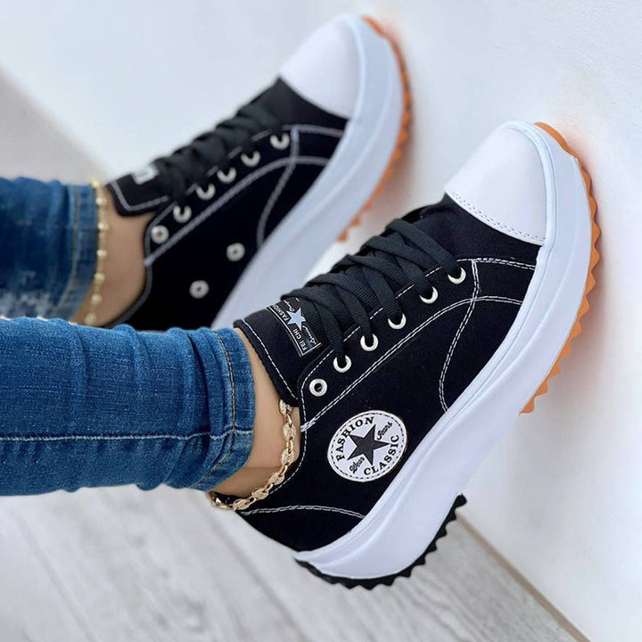 Drune | Orthopädische Schuhe, Schnürsenkel, dicke Sohle