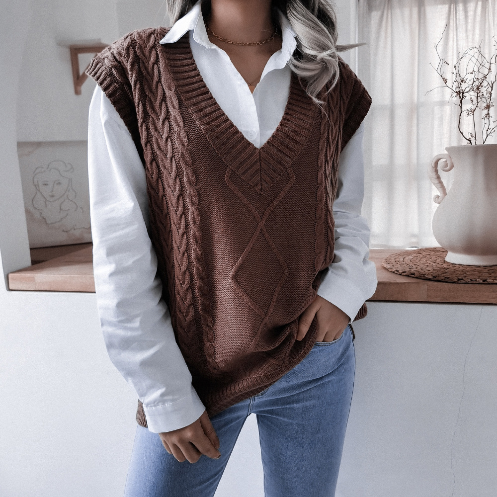 Drune | Vielseitiger Pullover Damen ohne Ärmel