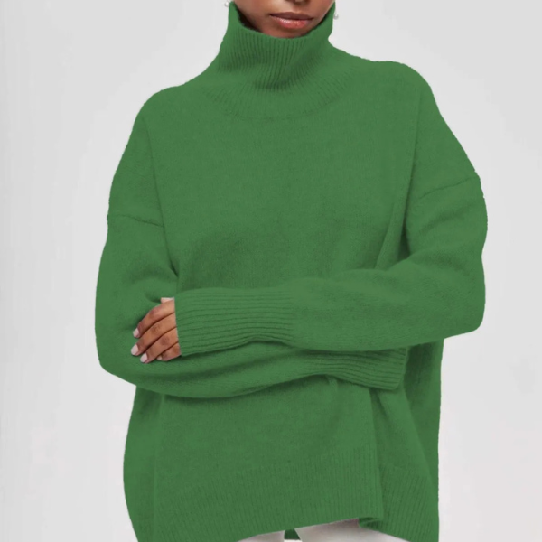 Drune | Rollkragenpullover für Damen - Lässige Passform - Winter