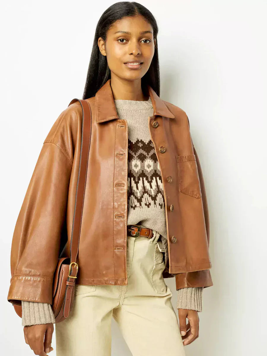 Drune | Vintage-Lederjacke