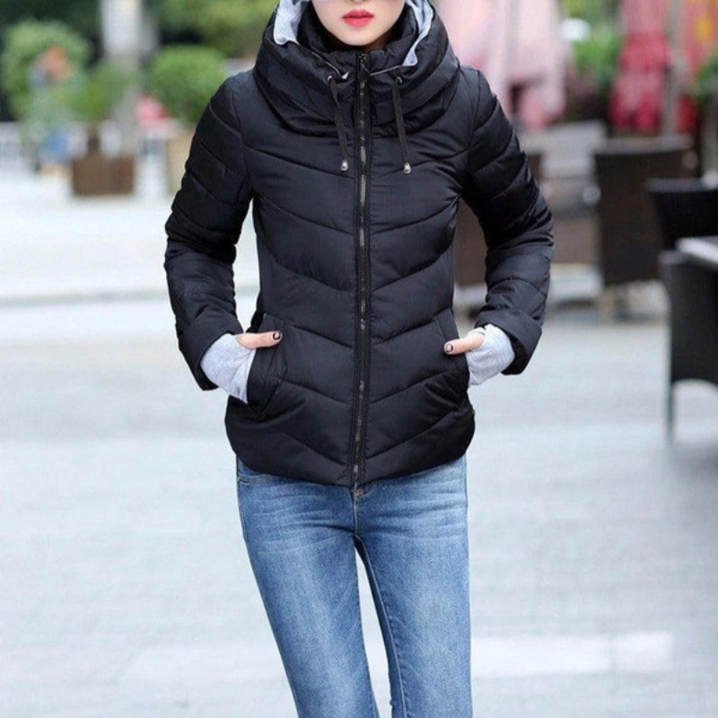 Drune | Steppjacke mit Kapuze - Daunen