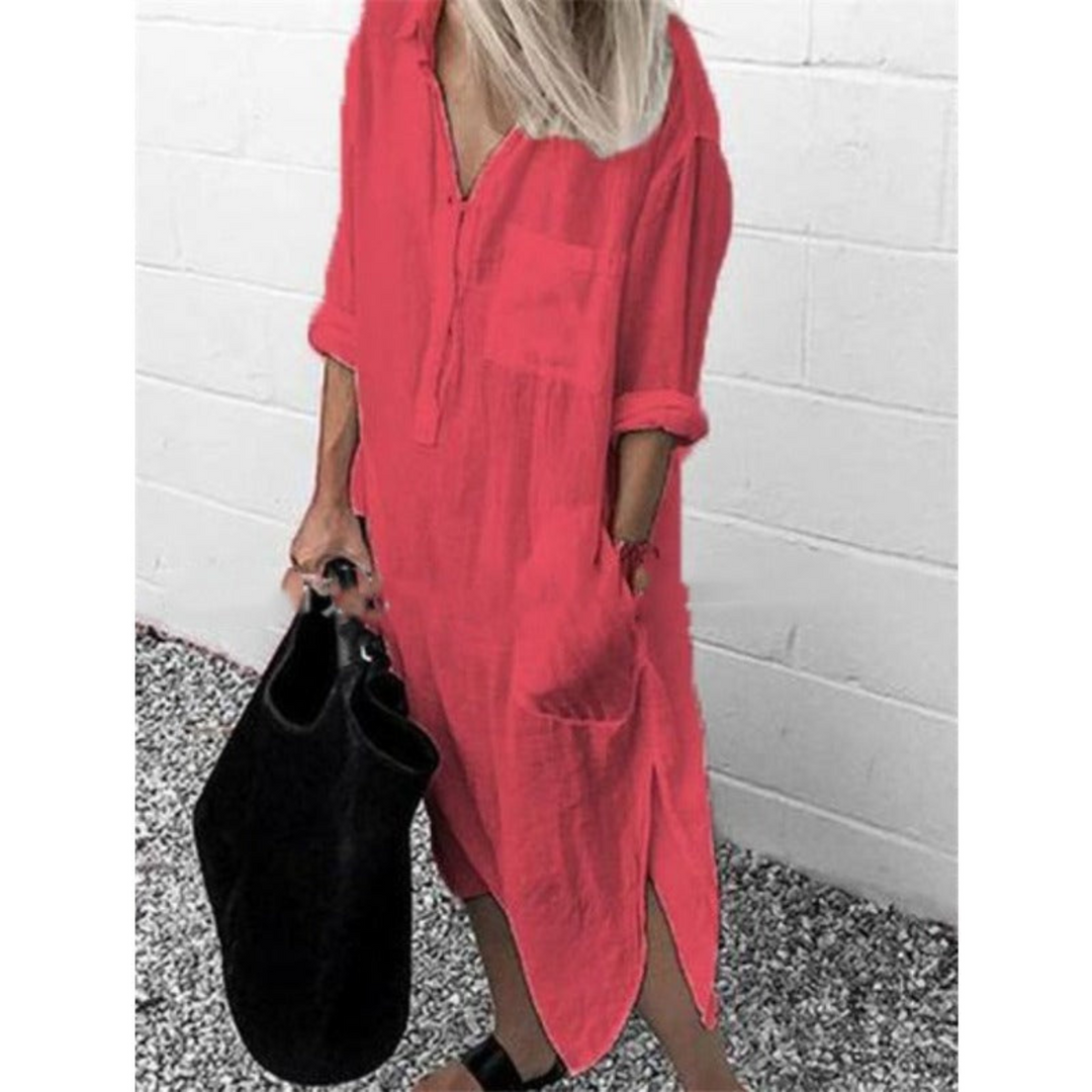Drune | stilvolles und bequemes langes Sommerkleid