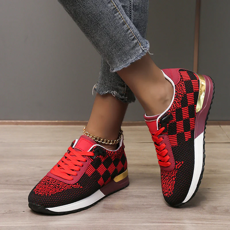 Drune | Damen Sneaker Bequeme Laufschuhe Mit Rutschfester Sohle Und Modernem Design