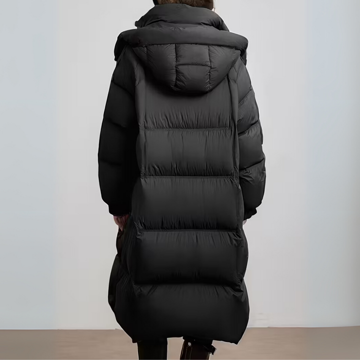 Drune | Damen Langer Puffer Daunenjacke Winterjacke