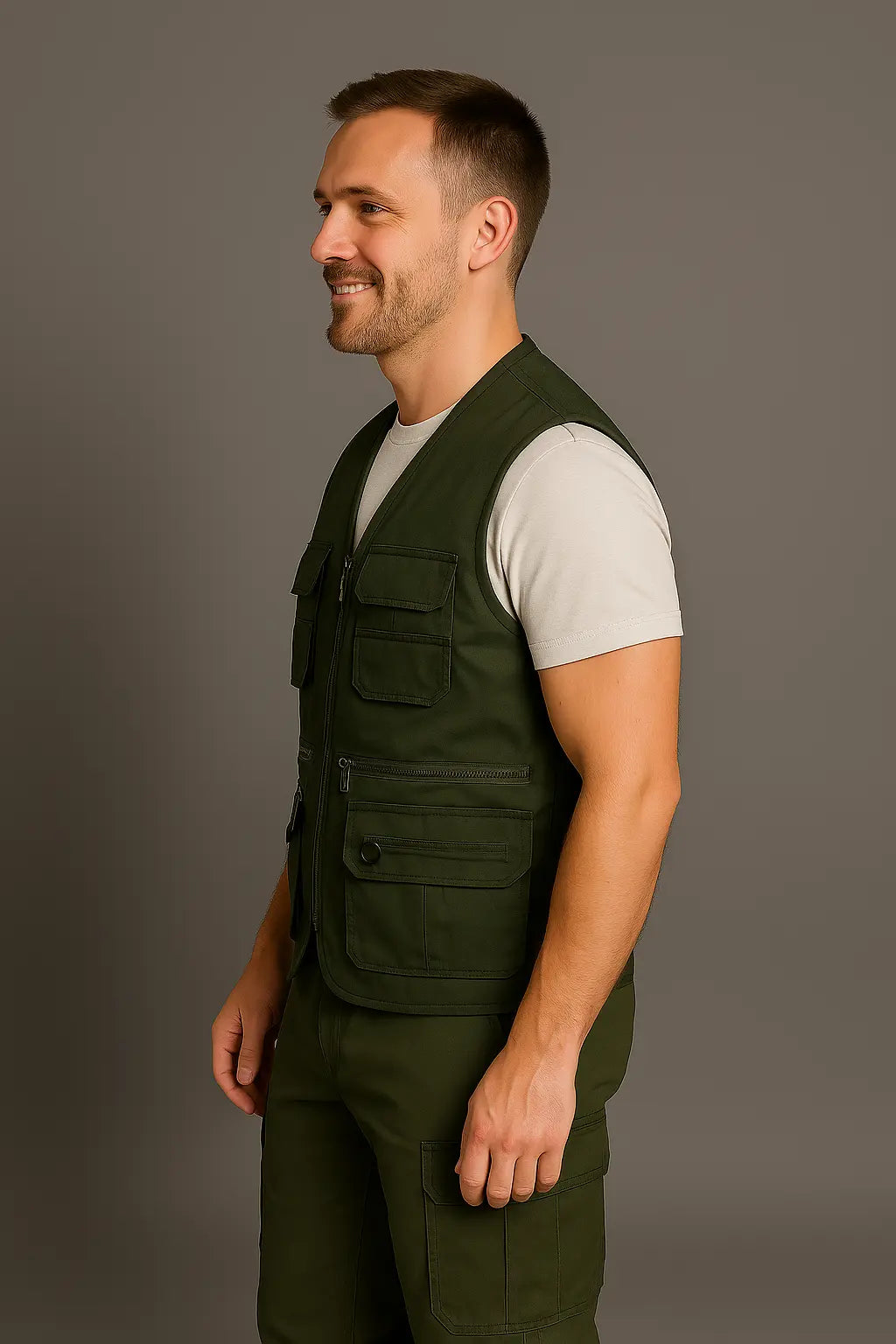 Drune | Wanderweste Mit Mehreren Taschen Für Herren