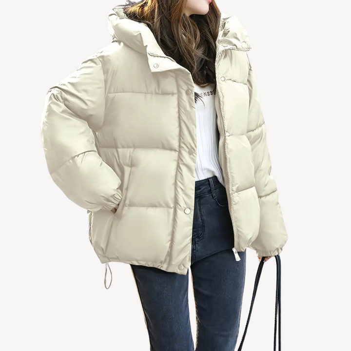 Drune | Damen Hoodie Pufferjacke