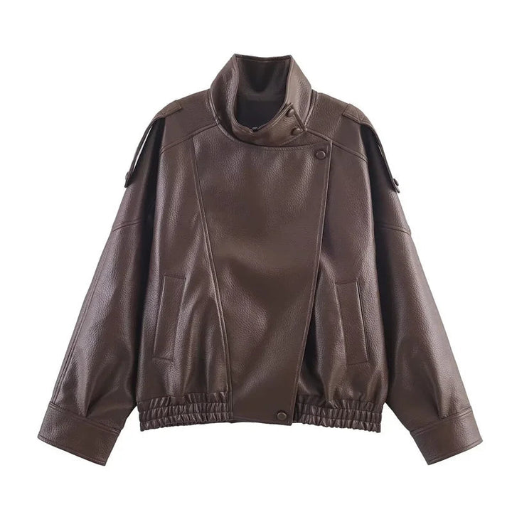 Drune | Hochkragen-Motorradjacke