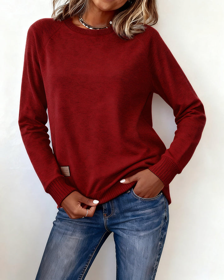 Drune | Lässig Sweatshirt mit Rundhalsausschnitt