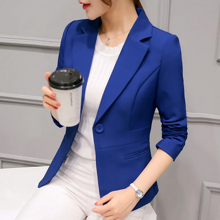 Drune | Eleganter Damen Blazer mit Langen Ärmeln Perfekt für Die Arbeit