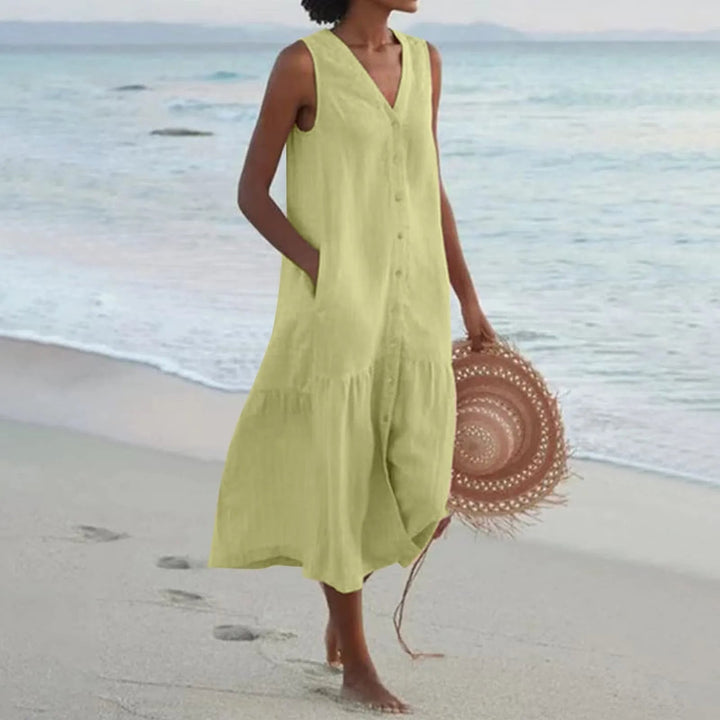 Drune | V-Ausschnitt Kleid