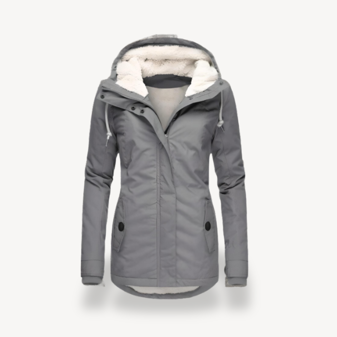 Drune | Damen wasserdichte Winterjacke mit Kapuze