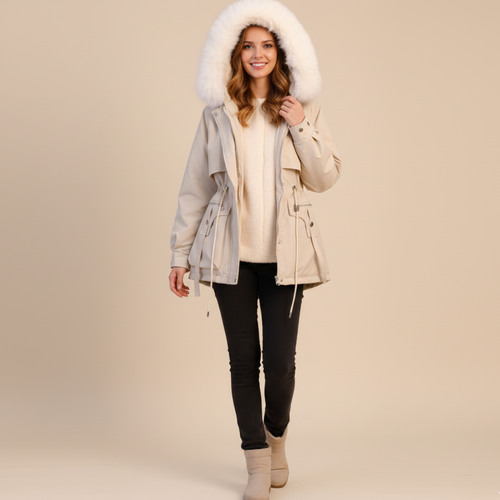 Drune | Winterparka mit Kapuze für Damen