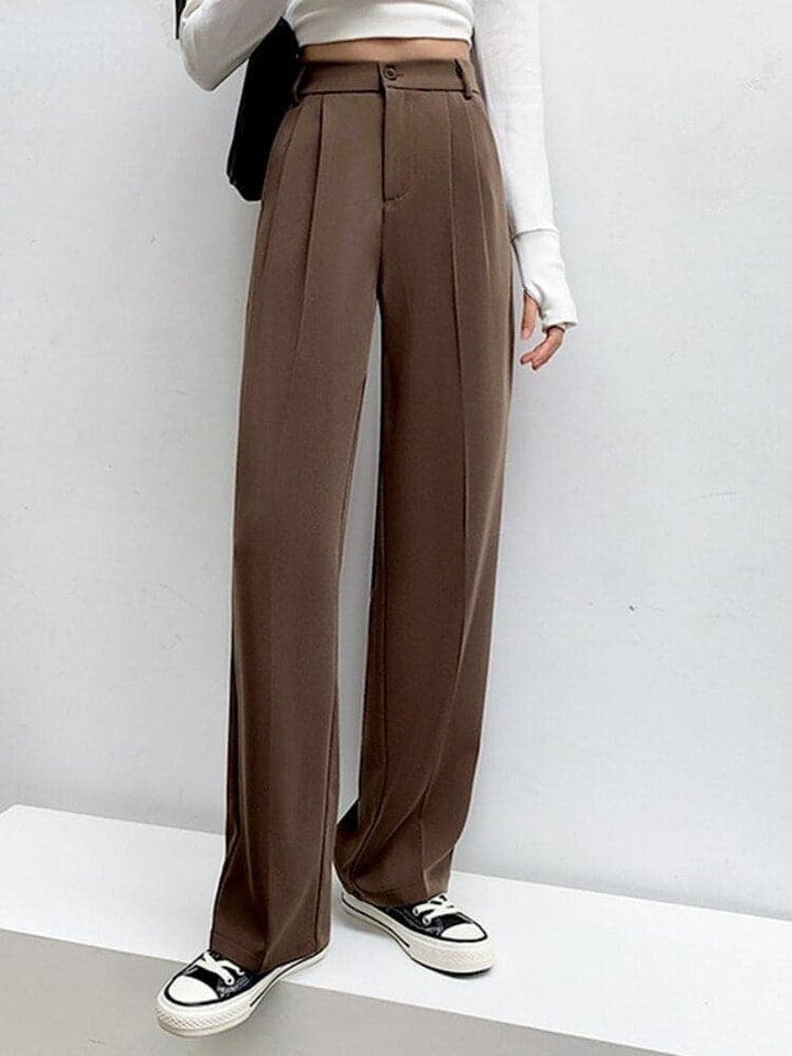 Drune | Moderne Hose Mit Hoher Taille
