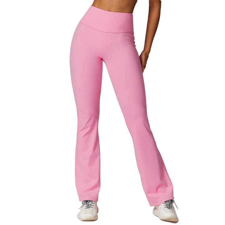 Drune | Stylische Fitness Hohe Taille Flare Yoga-Hose