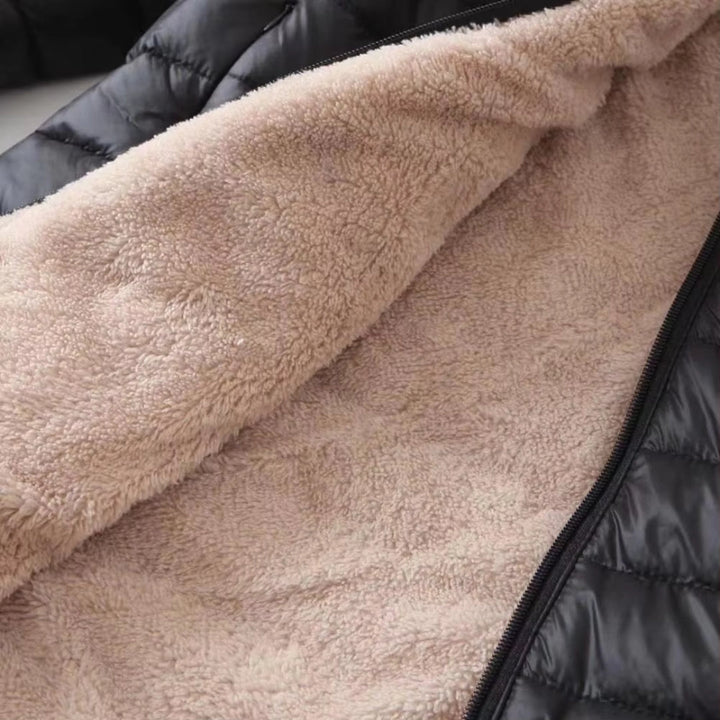 Drune | Eleganter langer schwarzer Mantel für den Winter