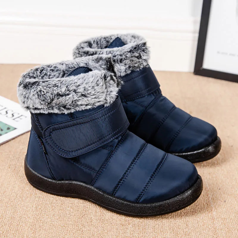 Drune | Damen Wasserdichte Stiefel Aus Schlaufenkaninchenfell