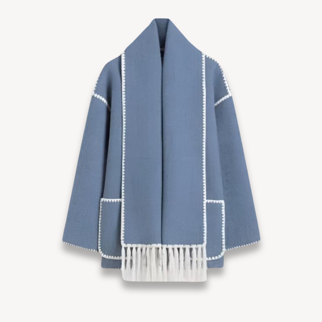 Drune | Damen Übergröße Cape Jacke