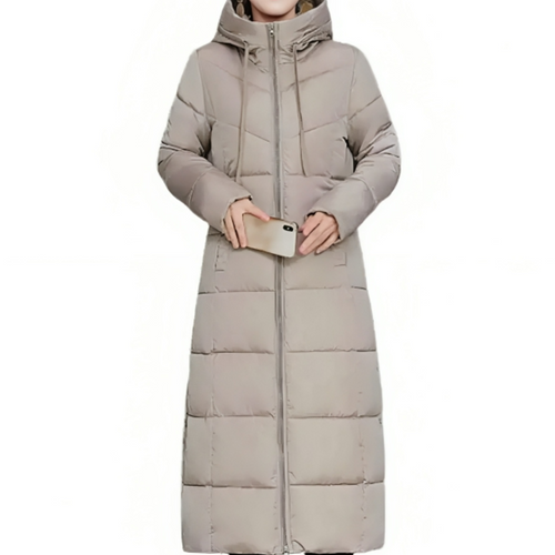 Drune | Lange Gewattete Winterjacke Mit Kapuze Für Damen