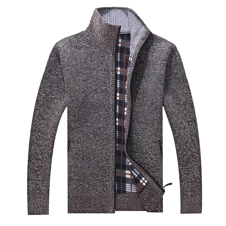 Drune | Stylischer Cardigan mit weichem Fleece-Futter für Männer