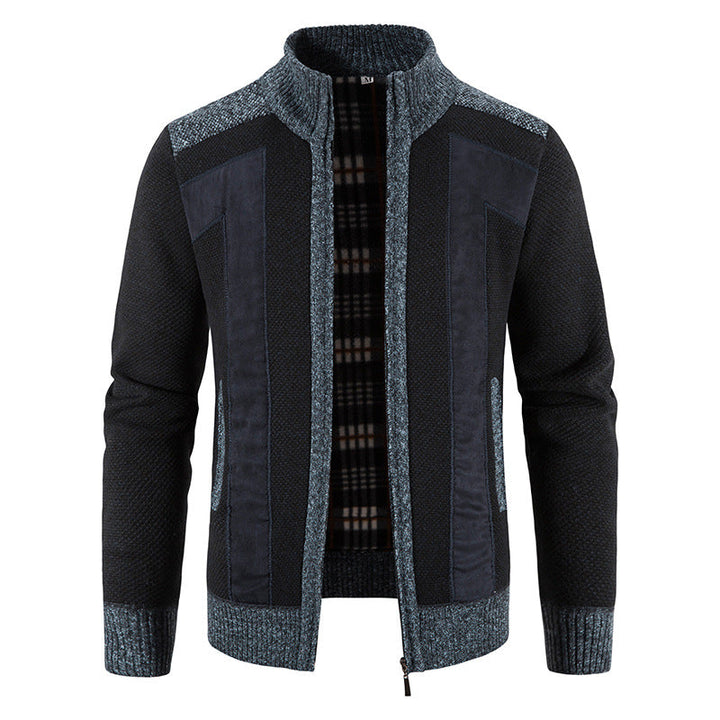 Drune | Lässige Plüschjacke mit Reißverschluss für Männer