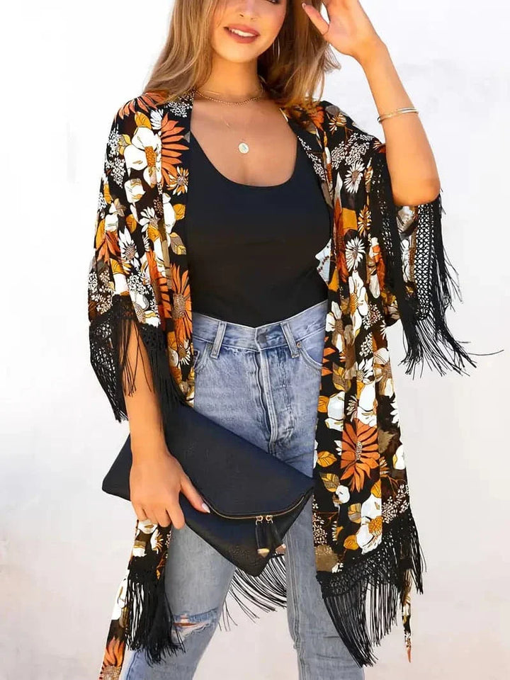 Drune | Moderne Boho Strickjacke