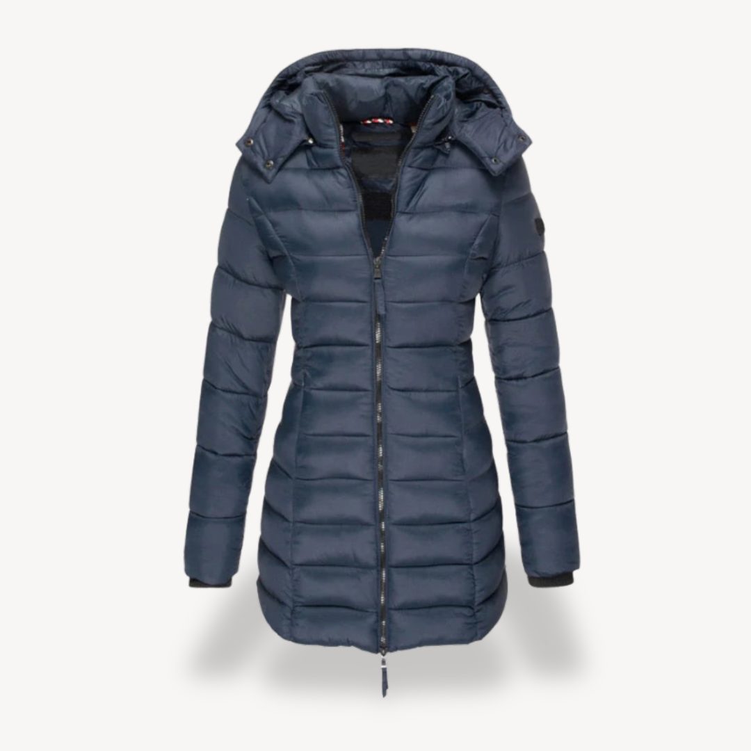 Drune | Damen Pufferjacke mit Kapuze