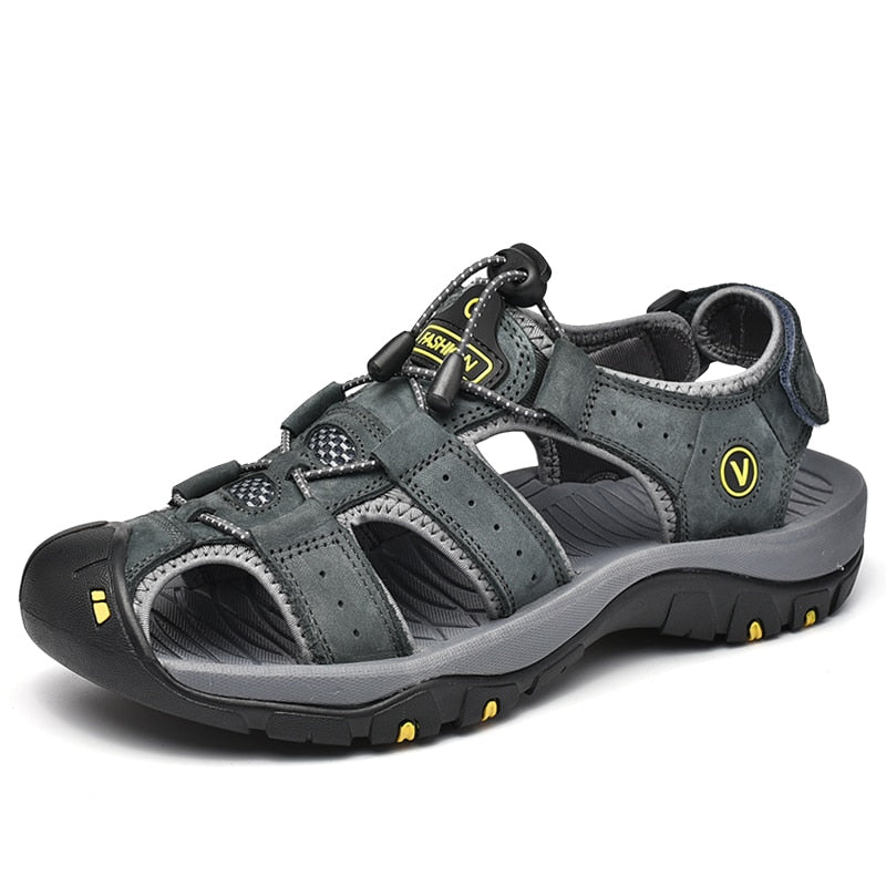 Drune | Herren Leder Sandalen Bequeme & Klassische Sandalen Für Männer