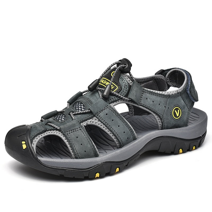 Drune | Herren Leder Sandalen Bequeme & Klassische Sandalen Für Männer