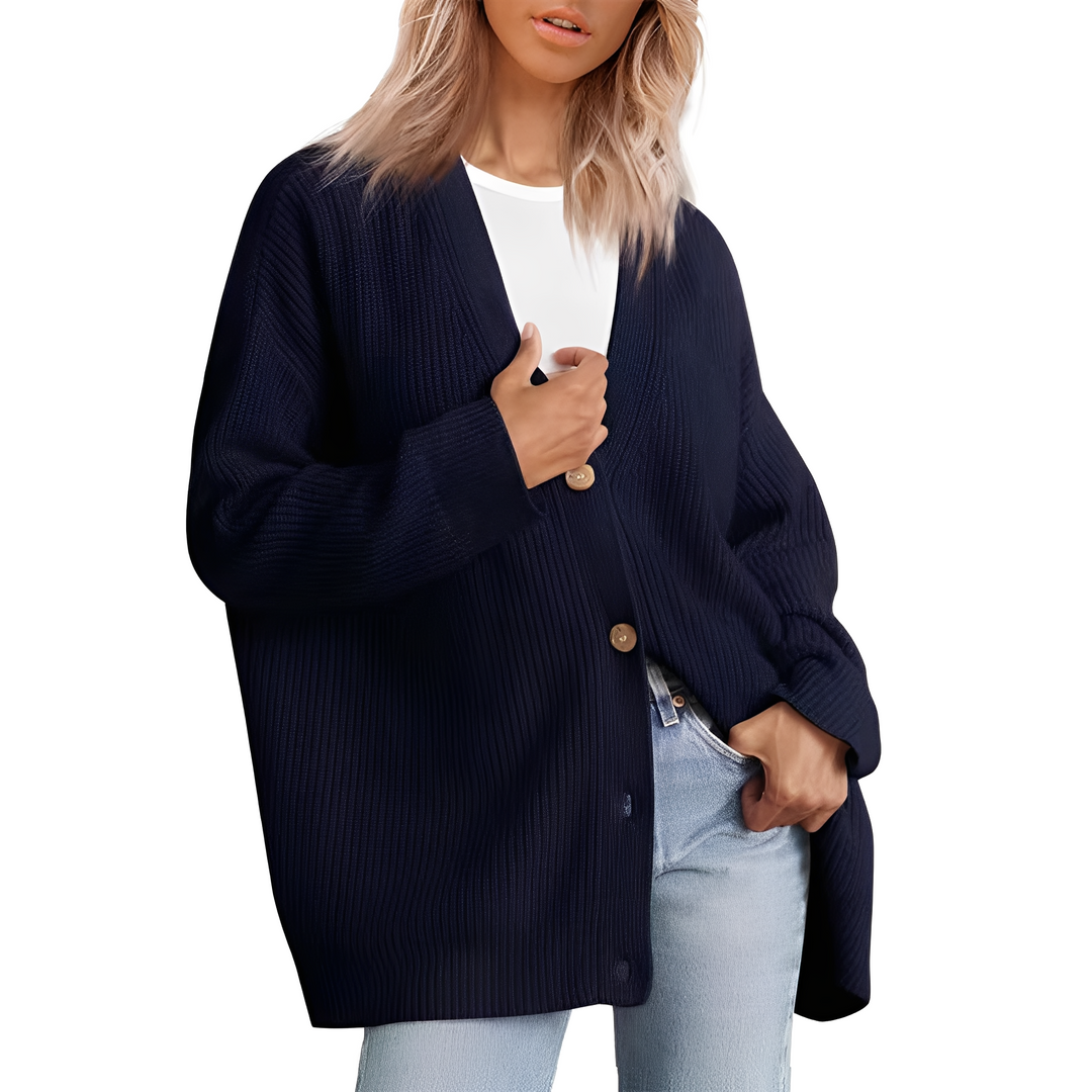 Drune | Lässiger Oversize Cardigan für Frauen