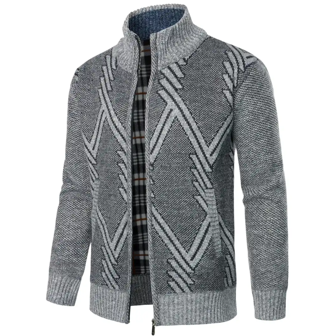 Drune | Trendig Gestrickte Strickjacke für Männer