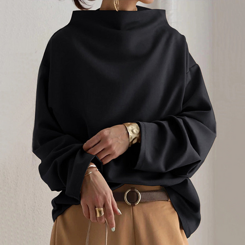 Drune | Pullover - Hoher Kragen & Lockere Passform
