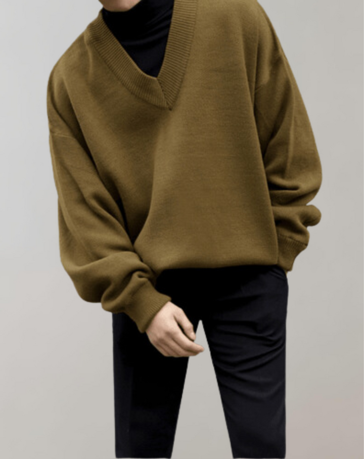 Drune | Pullover mit V-Ausschnitt